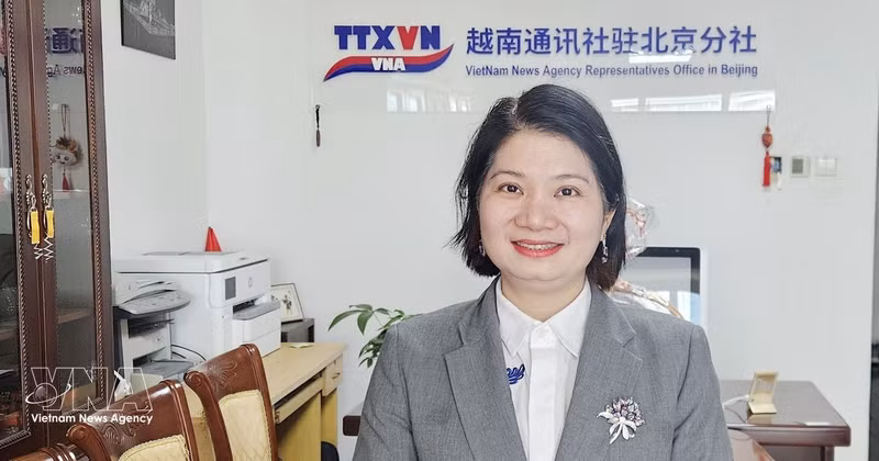 La Dr Pham Thi Thanh Loan, directrice générale de la SARL de tourisme, de service de commerce Viet-Viet Guangdong. Photo : VNA. 