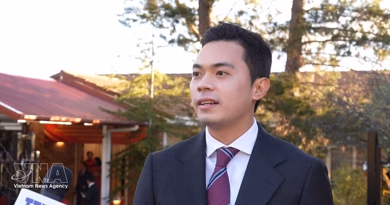 Huynh Tan Dat, président de l’Association des étudiants vietnamiens en Australie. Photo : VNA. 