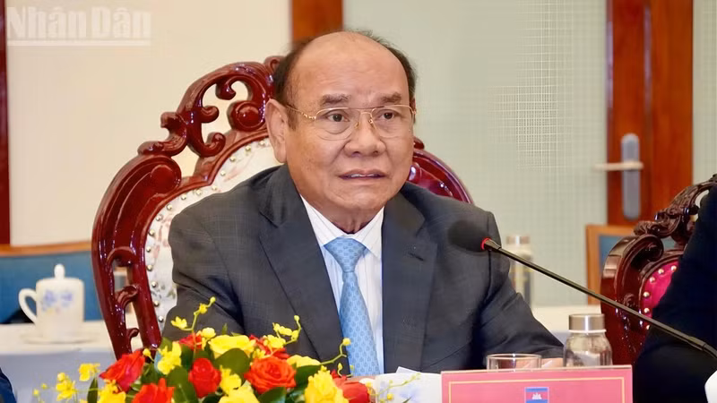 Le général Pol Saroeun, conseiller principal du roi du Cambodge et président du Comité spécialisé du gouvernement cambodgien. Photo : NDEL