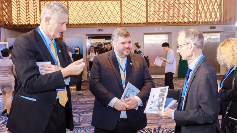 Délégués internationaux à la FD 2024. Photo fournie par le service des affaires étrangères de Hô Chi Minh-Ville