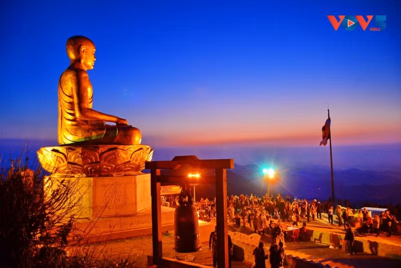Inscrit au patrimoine mondial en 2025, le complexe de monuments et de paysages de Yen Tu-Vinh Nghiem-Con Son-Kiep Bac constitue le neuvième site vietnamien reconnu par l’UNESCO. Photo : VOV.