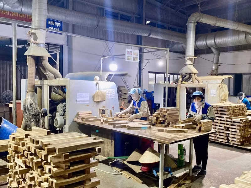 Le secteur vietnamien du bois et des produits dérivés s’emploie à renforcer la valeur ajoutée de ses exportations dans un contexte de mutation des exigences du commerce international, marqué par des normes environnementales plus strictes, des pressions concurrentielles accrues et des incertitudes géopolitiques. Photo : congthuong.vn
