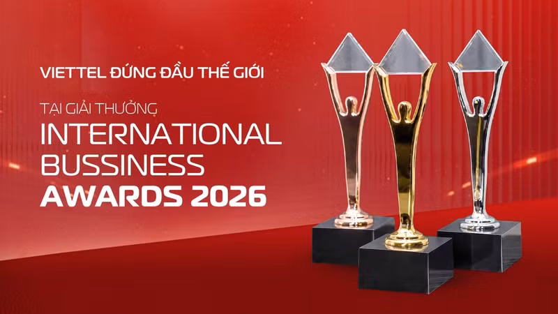 Viettel est l’entreprise la plus primée des International Business Awards 2026. Photo : Trân Tho. 