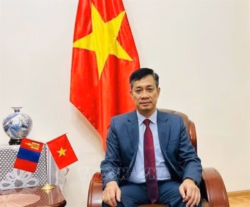 L’ambassadeur du Vietnam en Mongolie, Nguyen Tuan Thanh. Photo : VNA.
