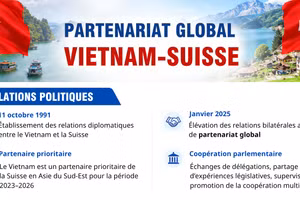 [Infographie] Le partenariat global Vietnam–Suisse