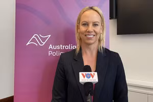 Louise Adams, directrice générale du groupe Aurecon et membre du Conseil consultatif de l’Institut de politique Australie-Vietnam (AVPI). Photo : VOV.