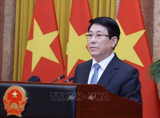 Le président vietnamien, Luong Cuong. Photo : VNA.