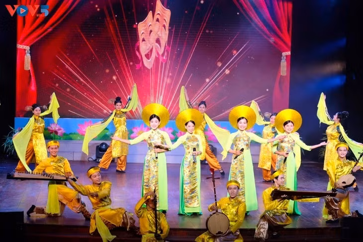 Un spectacle de cai luong. Photo: VOV