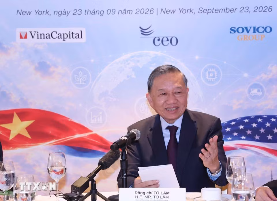 Le SG du PCV et président vietnamien, To Lam, a exprimé sa conviction que, sur la base de l’approfondissement des relations bilatérales, de l’expertise américaine et de la détermination du Vietnam, les deux pays sauraient transformer leur potentiel en résultats concrets dans les années à venir. Photo : VNA