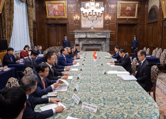 Panorama de l'entretien. Photo : VNA