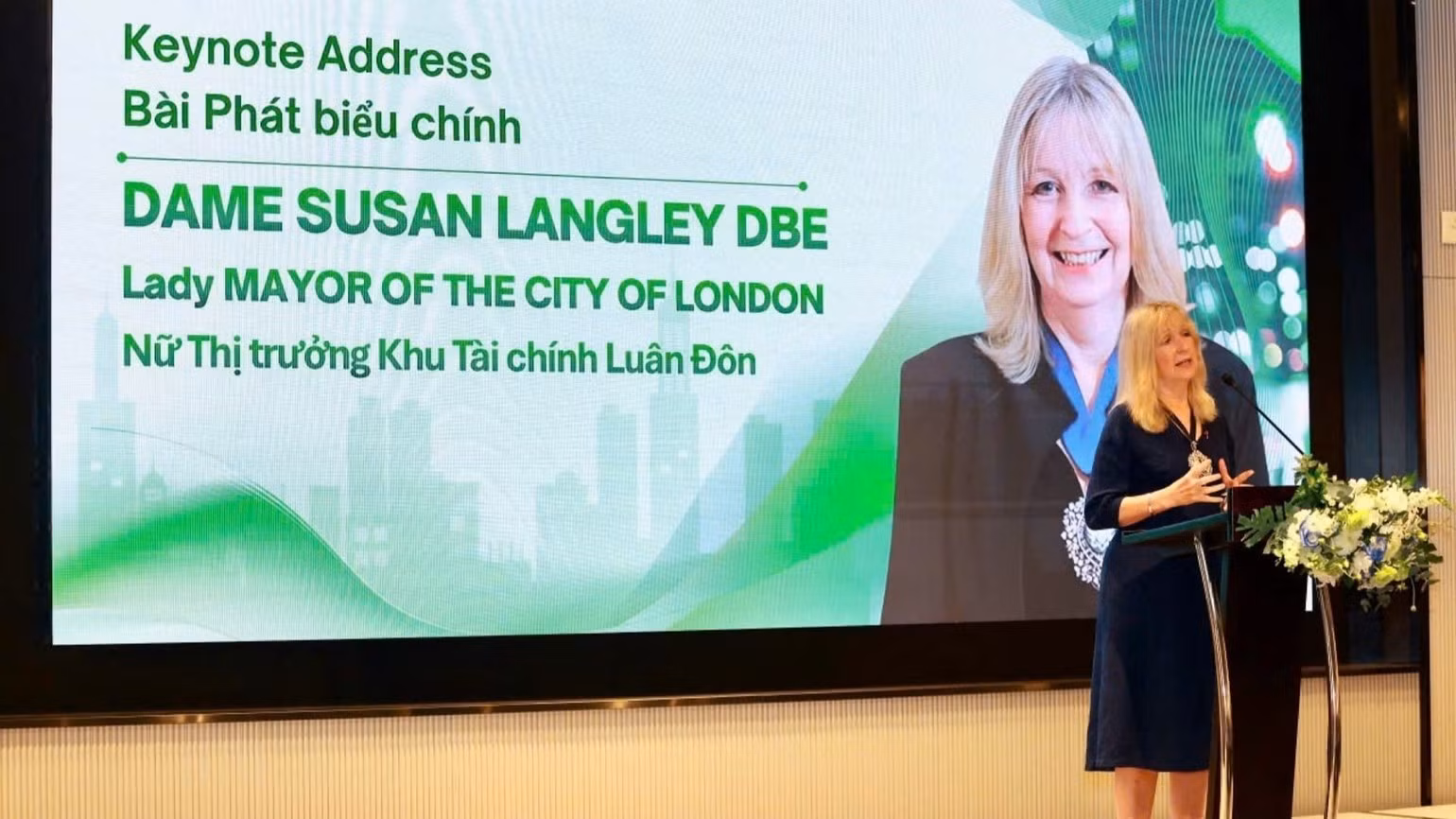 Susan Langley, maire de la City de Londres.