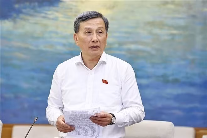 Le président de la Commission des sciences, des technologies et de l’environnement de l’Assemblée nationale, Lê Quang Huy. Photo : VNA