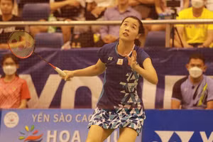 Nguyên Thuy Linh, 29e mondiale, espoir de l'hôte dans le tableau du simple dames. Photo : VNA.