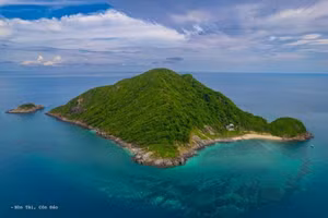 L’île de Tài (Hòn Tài) du parc national de Con Dao, à Hô Chi Minh-Ville. Photo : Parc national de Con Dao