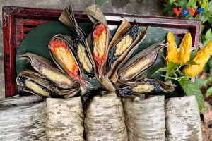Le banh gai, une spécialité traditionnelle emblématique des campagnes vietnamiennes. Photo : VOV.