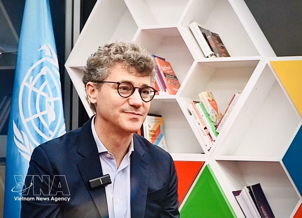 Le représentant en chef de l’UNESCO au Vietnam, Jonathan Wallace Baker. Photo: VNA