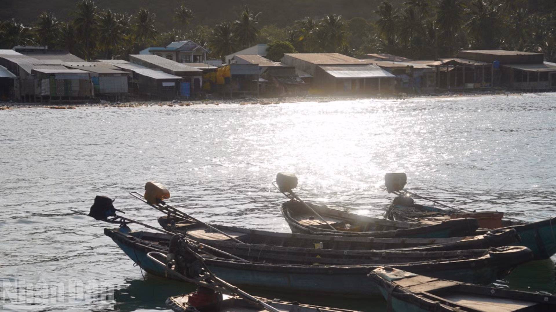 Une nouvelle journée commence sur l’île de Tho Chu. Photo : NDEL.