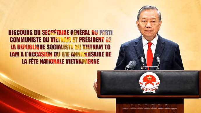 Discours du secrétaire général du PCV et président de la République socialiste du Vietnam To Lam à l'occasion du 81e anniversaire de la Fête nationale vietnamienne