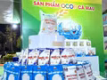 Les produits salins certifiés OCOP de Ca Mau ayant obtenu les indications géographiques sont largement présentés et mis en avant lors d'événements de promotion commerciale. Photo : NDEL