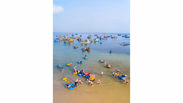 Quang Ngai, un « village de pêcheurs » unique attire les visiteurs ảnh 6 Quang Ngai, un « village de pêcheurs » unique attire les visiteurs ảnh 6