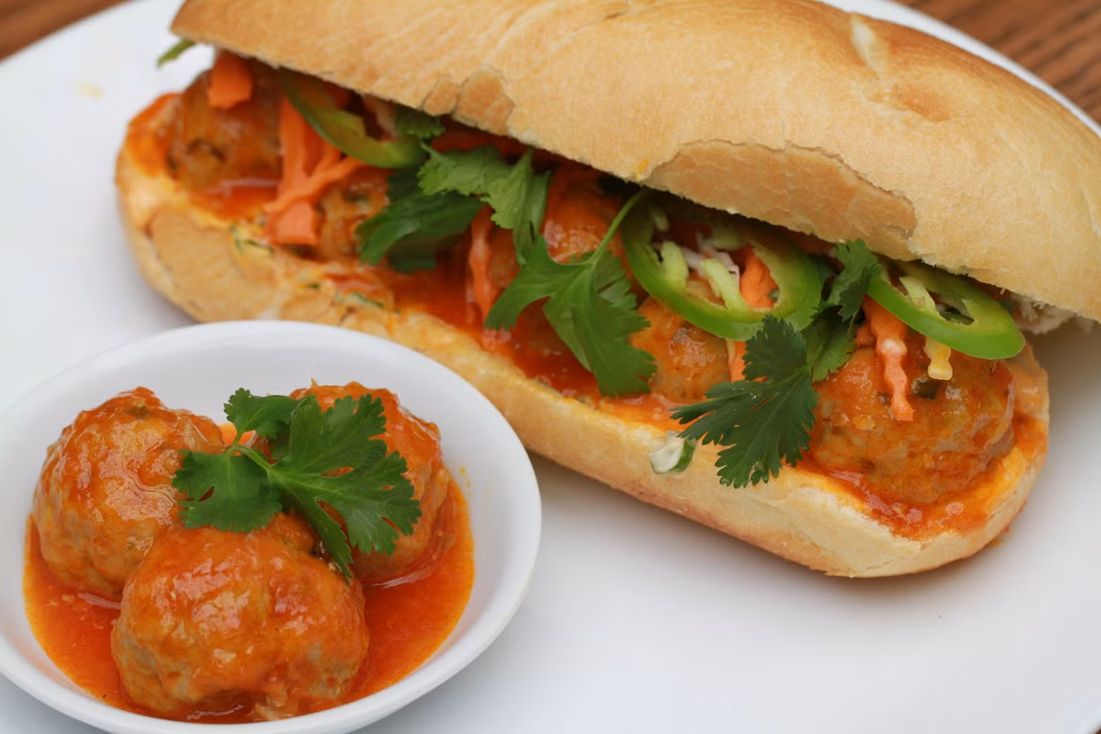 Le fameux banh mi vietnamien ....