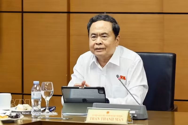 Le président de l'Assemblée nationale, Tran Thanh Man. Photo : VNA.