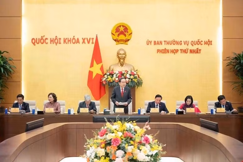 Première session du Comité permanent de la XVIe Assemblée nationale. Photo : Assemblée nationale vietnamienne.
