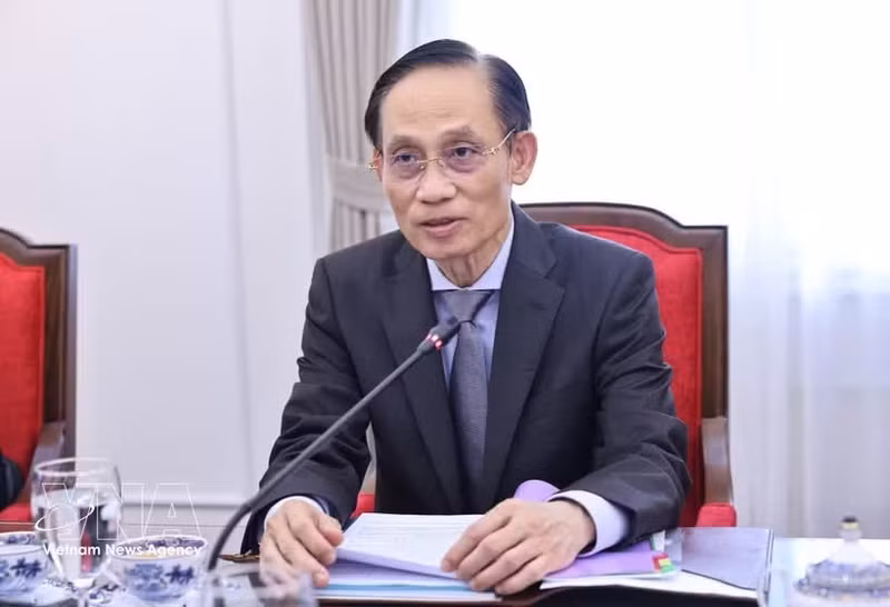 Le ministre des Affaires étrangères Le Hoai Trung. Photo: VNA.