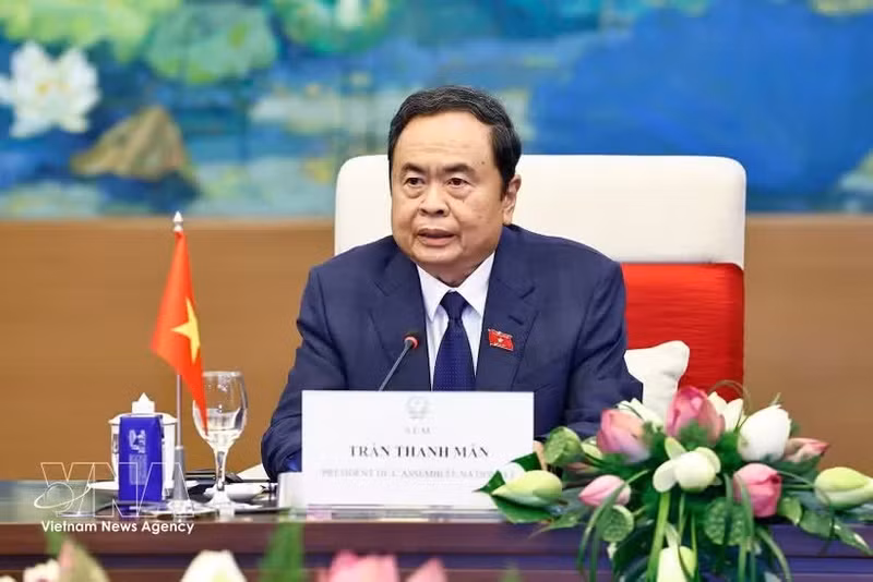 Le président de l’Assemblée nationale du Vietnam, Trân Thanh Mân. Photo : VNA.