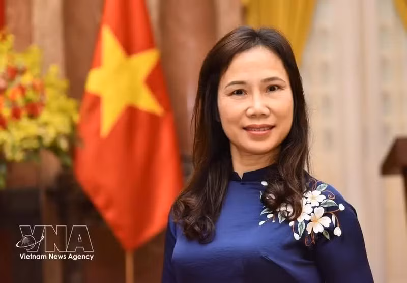 L’ambassadrice du Vietnam au Sri Lanka, également accréditée aux Maldives, Trinh Thi Tam. Photo : VNA.