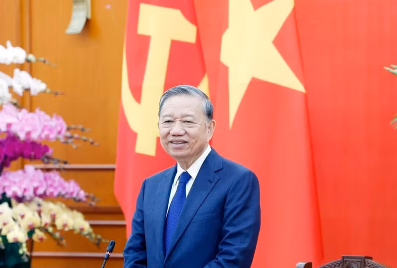 Le secrétaire général du Parti communiste du Vietnam, Tô Lâm. Photo: VNA.