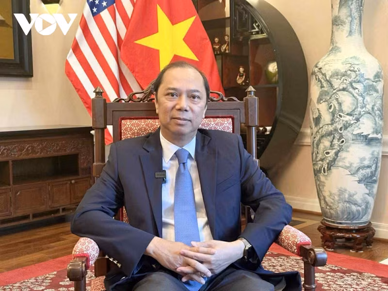 L’ambassadeur du Vietnam aux États-Unis, Nguyen Quoc Dung. Photo : VOV.