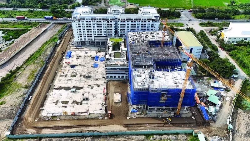 Projet de logements sociaux pour les travailleurs à Ho Chi Minh-Ville. Photo : baodautu.
