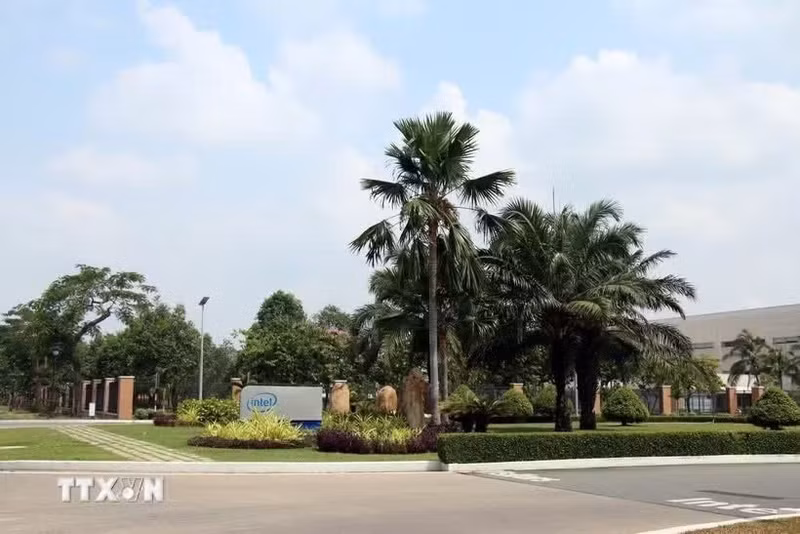 La zone industrielle d'Intel, un investisseur majeur du parc technologique de Hô Chi Minh-Ville. Photo : VNA.