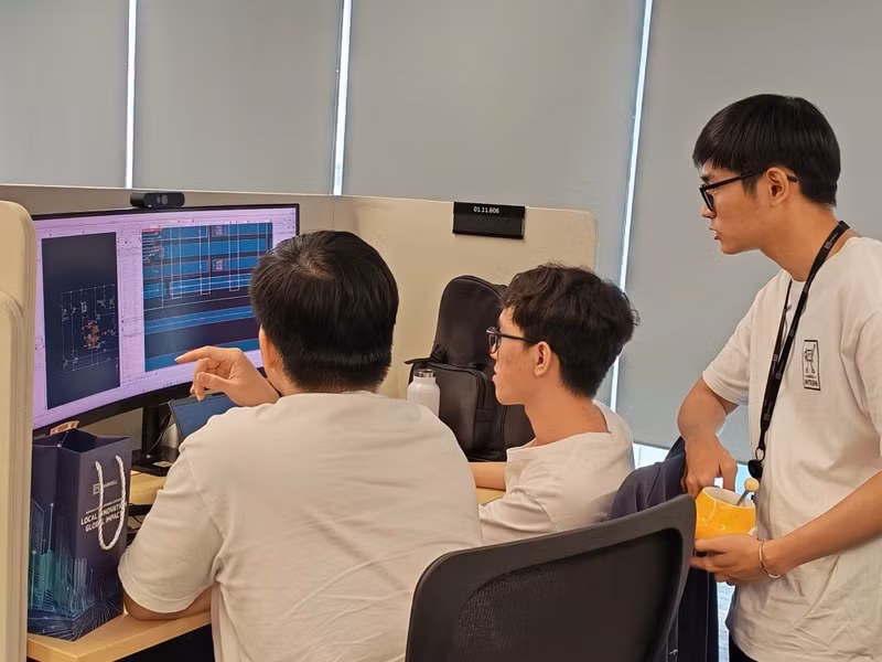 Des employés de Marvell Vietnam. Photo fournie par l’entreprise.