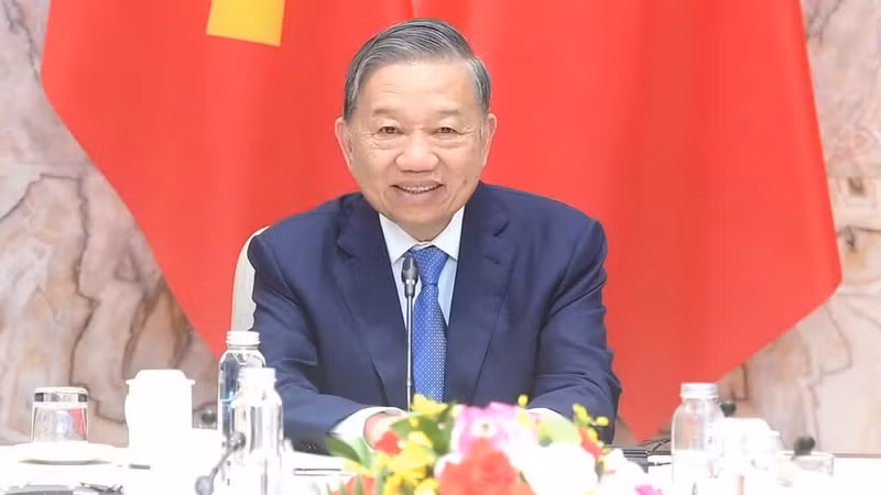Le secrétaire général du Comité central du Parti communiste du Vietnam et président de la République To Lam. Photo : Nhân Dân.​