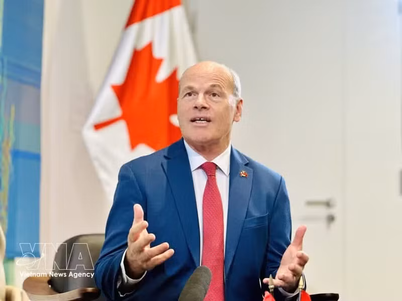 L’ambassadeur du Canada au Vietnam, Jim Nickel. Photo : VNA.