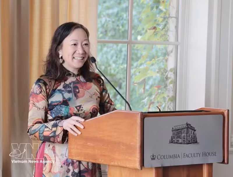 La professeure Nguyên Thi Liên Hang, directrice de l’Institut d’études sur l’Asie de l’Est Weatherhead de l’Université Columbia. Photo: VNA.