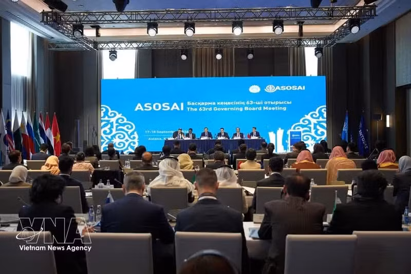 La 63e réunion du Conseil exécutif de l'ASOSAI au Kazakhstan. Photo: VNA.