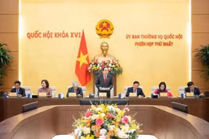 Première session du Comité permanent de la XVIe Assemblée nationale. Photo : Assemblée nationale vietnamienne.