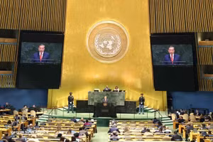 Le 22 septembre (heure locale), au siège des Nations Unies à New York, le secrétaire général du Parti communiste du Vietnam (PCV) et président de la République, To Lam, a prononcé un discours important lors du débat général de haut niveau de la 81ᵉ session de l’Assemblée générale des Nations Unies. Photo : VNA.