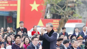 Le secrétaire général To Lam lors de l'événement. Photo : VNA.