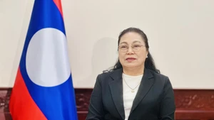 L’ambassadrice du Laos au Vietnam, Khamphao Ernthavanh. Photo : VNA.