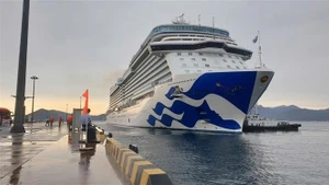 Khanh Hoa accueille le navire de croisière Discovery Princess avec 1 200 passagers. Photo: VNA.
