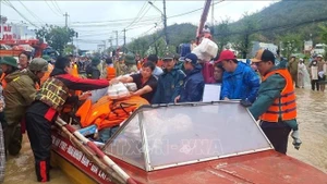 Soutien aux populations des zones inondées. Photo d'illustration : VNA