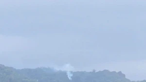 Le lieu du crash. Photo : VNA.