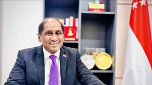 L'ambassadeur de Singapour au Vietnam, Jaya Ratnam. Photo : VNA
