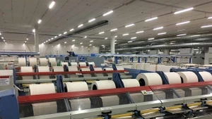 Une usine textile de Bảo Lân produisant des fibres, du fil et du tissu cotonnés à partir de feuilles d'ananas. Photo courtoisie de l'entreprise. Photo: VNA