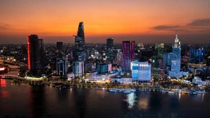 Un coin de Ho Chi Minh-Ville. Photo: NDEL