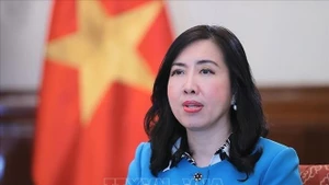 La vice-ministre des Affaires étrangères, Lê Thi Thu Hang. Photo: VNA